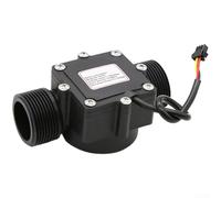 Sensor de flujo de agua DN32 alto, medidor de flujo de efecto Hall, contador de tasa de flujo de tubería, Dispositivo de medición del interruptor de flujo de agua para sistema de control industrial
