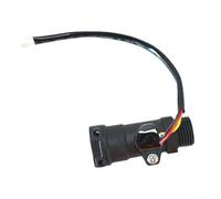 Sensor de flujo de agua para calentador de agua y caldera suspendida, regulador de válvula de entrada de gas de alta sensibilidad, 6,7 cm, negro