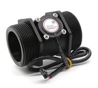 Sensor de flujo de agua, Sensor de efecto Hall de 2 pulgadas, Contador de caudalímetro de bajo metro, Sensor de control de agua Interruptor de tasa de flujo de agua, Interruptor de sensor de alta