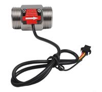Sensor de flujo de agua YF B10 con componentes de acero inoxidable, conexión G1 para uso industrial, rango de 2 50L/min