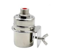 Sensor de flujo de válvula de bola flotante SUS304 de 1/2 ", válvula de flotador de apagado automático, interruptor de Control de nivel de agua for estufa para riego