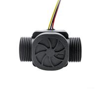 Sensor de flujo para sistemas solares de gestión de agua, entrada de 5 V a 24 V CC, lecturas precisas de 2 a 45 litros por minuto (SEN-HZ43WA-4.5Q)