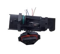 Sensor de Flujo SENSOR de flujo de aire masivo apto para ALFA ROMEO 147 156 166 GT GTV SPIDER FIAT BRAVA Doblo Marea PUNTO LANCIA Lybra Thesis Medidor de la aire Tubuladura(Sensor and Connector)