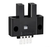 Sensor de fotocélula ranurada en forma de U, interruptor inductivo de 5 mm, distancia de detección NPN NO/NC DC5-24 V para cinta transportadora maquinaria imprenta elevador EE-SX670(EE-SX670A)