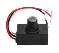 Sensor de Fotocélulas Interruptor Crepuscular para Luces Exteriores con IP65 Compatible con Lámparas Fluorescentes y Halógenas