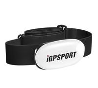 Sensor de Frecuencia Cardíaca iGPSPORT HR40 Bluetooth y Ant + para Correr,Ciclismo, Gimnasio y Compatible con Garmin Polar Wahoo (Correa para el Pecho Suave)