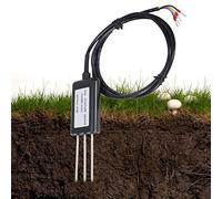 Sensor de humedad del suelo, 0-10V Sensor de humedad de temperatura del suelo 2 en 1 Transmisor del sensor de humedad del suelo 【Regalo de Navidad, regalo de Año Nuevo】