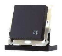 Sensor de humedad/temperatura ambiente KNX 55, negro mate SCN-TFS5506.01 | MDT | SCN-TFS5506.01 | Sensor p/ sistema de bus