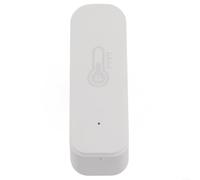 Sensor de humedad, termómetro higrómetro WiFi para combo para el hogar, funciona con Alexa y aplicación, real, blanco, 2 AAA (wifi)