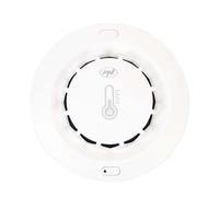 Sensor de Humo, Temperatura y Humedad PNI SafeHouse A022 con Wi-Fi, Compatible con la aplicación Tuya, Alarma Sonora de 80dB, alimentación 3V