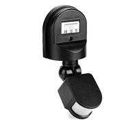 Sensor de infrarrojos, ligero, interruptor de sensor de alta estabilidad, mejora la eficiencia para pasillos de baño (negro)