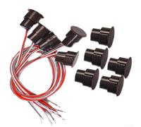 Sensor de interruptor de alarma magnético montado en la puerta con cableado integrado para sistemas de seguridad y soluciones de monitoreo (A)