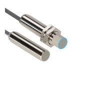 Sensor de interruptor de proximidad inductivo de larga distancia, de alta sensibilidad y resistente al agua IP67, sensor de detección de metales de tres cables, M12(E2B-M12KN08W-P1)