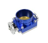 Sensor de la posición del acelerador CUERPO DEL ACELERADOR 70MM CUERPO DEL ACELERADOR COLECTOR DE ADMISIÓN DE ALUMINIO BILLET ALTO CAUDAL WLR6970 Válvula de mariposa(Blue)