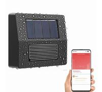 Sensor de lluvia solar, sensor de lluvia inteligente con reconocimiento en tiempo real, detector de lluvia, control de toldo, control de ventana de techo, domótica Zigbee, IP65, resistente al agua