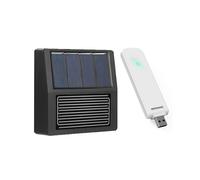Sensor de Lluvia Solar Tuya Zigbee con Control Inalámbrico por Aplicación, Detección de Lluvia en Tiempo Real, Compatible con Home Assistant