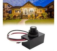 Sensor de luz de la fotocélula AC110-240V, interruptor de control de luz fotoeléctrico al aire libre, con circuito automático de detección de iluminación para ahorros de energía