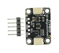Sensor de magnetómetro TLV493D de 3 ejes para Stemma QT/Qwiic, 12 bits para resolución, ± 130 mT, I2C para detección de posición y ángulo