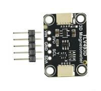 Sensor de magnetómetro triaxial TLV493D, 12 bits X/Y/para detección Z, Qwiic/STEMMA QT y módulo de reproducción para brújula y detección de movimiento