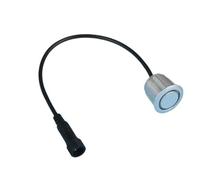 Sensor de marcha atrás para automóvil, dispositivo de asistencia para estacionamiento con sonda de radar inverso de 18,8 mm, sonido e impermeabilidad sensor rpm turbina(Silver)