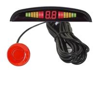 Sensor de marcha atrás para coche, kit de sensor de aparcamiento para coche, pantalla de retroiluminación, con interruptor, sistema detector de monitor de respaldo de marcha atrás con 4 sensores