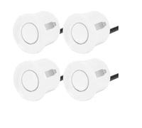 Sensor de marcha atrás para coche, sensor de aparcamiento automático con 4 sensores, sistema de detección de radar de estacionamiento de marcha atrás, pantalla universal, conector de sensor de