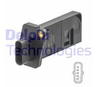 Delphi Medidor de masa de aire AF10504-12B1 5 contactos 12V sin carcasa (cárter)