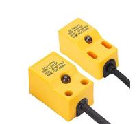 Sensor de metal cuadrado 1805, distancia de detección: 5 mm, interruptor de proximidad IP67, NPN, PNP, CC 6-36 V, 3 cables(1805 PNP NO)