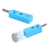 Sensor de microefecto de 15 mm y 20 mm, interruptor magnético de proximidad IP68, NPN, PNP, 3 cables, NO/NC, CC 12 V, 24 V, remoto, no polar.(HLD-20 NPN PNP,NO (normally open))