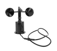 Sensor de monitoreo de velocidad del viento, anemómetro ultrasónico para exteriores 4-20 MA 9-30 V, equipado con cable de extensión, adecuado para invernaderos, marinos, entornos industriales