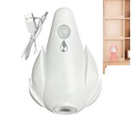 Sensor de movimiento de luz de inodoro, sensor de movimiento interior del inodoro, iluminación ambiental, 7 colores, recargable, dispositivos geniales para el hogar, baño, apartamento, hotel, interior