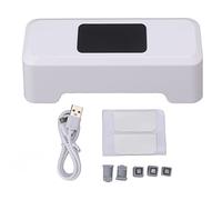 Sensor de movimiento Descargador automático de inodoro Sensor infrarrojo sin contacto Dispositivo de ahorro de agua para el hogar Restaurantes públicos Hoteles Plástico ABS blanco