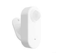 Sensor de movimiento infrarrojo humano, blanco, sensor PIR con base de 360°, control de aplicación móvil, inalámbrico de 2.4 GHz, para seguridad del hogar y automatización inteligente