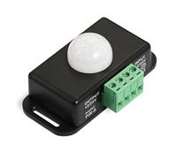 Sensor de movimiento infrarrojo PIR de 12 V, 24 V, 6 A, 76 x 45 x 34 mm, CC 12 V 24 V, adecuado para baño y oficina y eficiencia energética diseñado para un uso duradero con una durabilidad adecuada