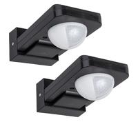 Maclean Sensor de movimiento por infrarrojos MCE243 con sensor crepuscular, rango de detección de 360° hasta 20 m, protección IP65 contra el agua y el polvo, máx. 2000 W, sensor de infrarrojos PIR