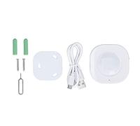 Sensor de Movimiento Inteligente Cuadrado con batería, Sensor infrarrojo de Cuerpo WiFi con Alarma de aplicación móvil para el hogar