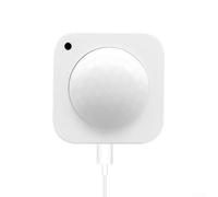Sensor de movimiento PIR, detector de movimiento humano con sensor de luz integrado, detección de gran angular de 120 grados para seguridad y automatización del hogar inteligente (para ZigBee)