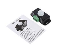 Sensor de Movimiento PIR LED, Interruptor de Seguridad Infrarrojo DC 12V/24V para Tira de Luz LED, Suitable for Lámpara Incandescente, Bajo Consumo, Fluorescente, Iluminación Automática Hogar, Oficina