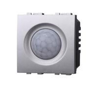 Sensor de movimiento PIR, módulo gris, compatible con BTicino Living, frutas, interruptores, botones, desviadores, reguladores, sensores, PIR, zumbador, para placas originales y compatibles