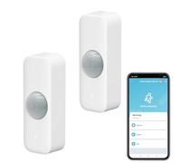 Sensor de movimiento Smart, sensor de movimiento infrarrojo para sistema de alarma, detector de sensor con monitor remoto de la app, notificación de alerta, compatible Alexa. Requiere hub ZigBee. 2PCS