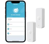 Sensor de Movimiento WiFi PIR, Detector de Movimiento inalámbrico, Alarma con Sensor de Movimiento Alexa, Sensor de Presencia para el hogar Inteligente, Funciona con Alexa, Asistente de Google (2