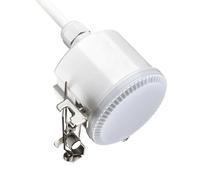 Sensor de Movimiento y crepuscular microondas con regulador, Alcance de 4-10m, 360º, Dimensiones de 6x7x7 cm, Ideal para Control de iluminación.
