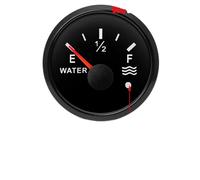 Sensor de Nivel Agua 240-33, 100-550 mm, medidor Personalizado 52 con Alarma y luz roja for Coche, Barco, yate, Resistente al(250mm SensorXGauge)