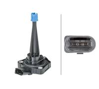Hella Sensor de nivel de aceite del motor 6PR 010 418-901 – 3 polos, con junta