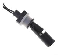 Sensor de nivel de agua horizontal PP Interruptor de flotador de montaje lateral para tanque de piscina Detección de nivel de líquido con conmutación de bajo voltaje y alto voltaje (D)