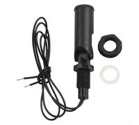 Sensor de nivel de agua Interruptor de flotador 12V/24V Activación para bombas y cuencos para mascotas, 1PC Negro