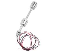 Sensor de Nivel de Agua, Interruptor de Flotador de Doble Bola Controlador de Nivel de Agua de Piscina de Tanque Interruptor de Sensor Cuerpo Flotante de Acero Inoxidable, (Cuerpo Flotante 150mm)