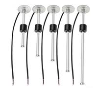 Sensor de nivel de combustible de acero inoxidable con patrón de montaje SAE de 5 agujeros, compatible con estándar estadounidense de 240-33 ohmios y estándar europeo de 0-190 ohmios, diésel nominal