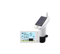 Sensor de nivel de líquido Medidor de nivel Pantalla LCD inalámbrica Tanque de agua interior Medidor de nivel de líquido Monitor de altura de temperatura Reloj despertador Sensor(FT003 w Solar Panel)