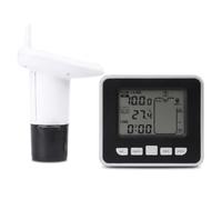 Sensor de Nivel de Profundidad del Tanque de Agua ZenithAur, medidor ultrasónico de Nivel de líquido con Pantalla Digital y medición de Temperatura para un monitoreo Mejorado